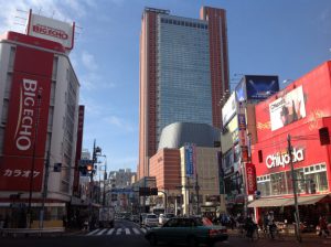 三軒茶屋の街並み